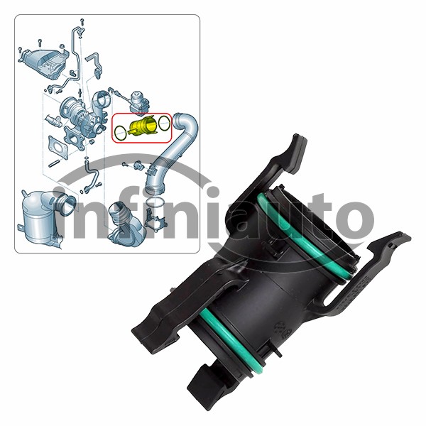 04E145875F         FALANGE AGUA VAG GOLF VII VIII A1 A3 Q3                     