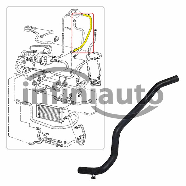 074121073AC        TUBO AGUA VAG TRANSPORTER 1990-2004 2.4D                    