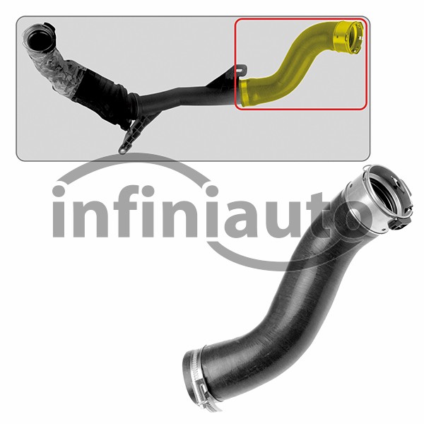 144609034RPART2    TUBO INTERCOOLER RENAULT CLIO IV 1.5 DCI                    