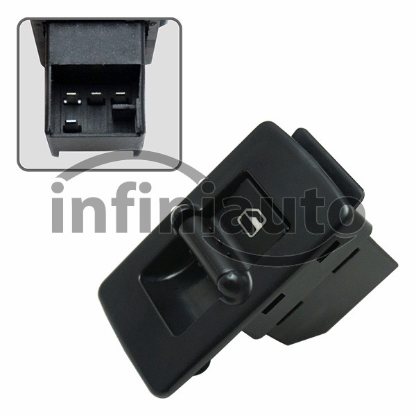 1C0959855A         INTERRUPTOR VIDRO VAG NEW BEETLE 1998-2010 6 PINOS          