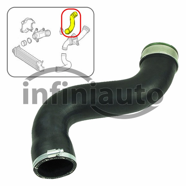 2215281482         TUBO INTERCOOLER MERCEDES CLASS S W221 320-350 CDI 2005-2013