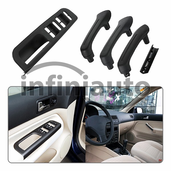 3B1867171ESET      JOGO PUXADOR PORTA VAG GOLF IV 97-07 FRENTE ESQUERDA 4 P    