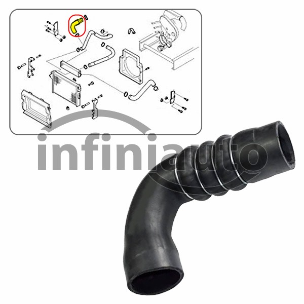 504018480          TUBO INTERCOOLER IVECO DAILY III-IV 1999-2012               