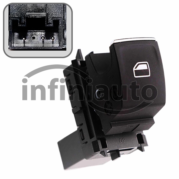 5G0959855F         INTERRUPTOR VIDRO VAG GOLF VII 2012- FRT ESQ-TRAS ESQ/DRT   
