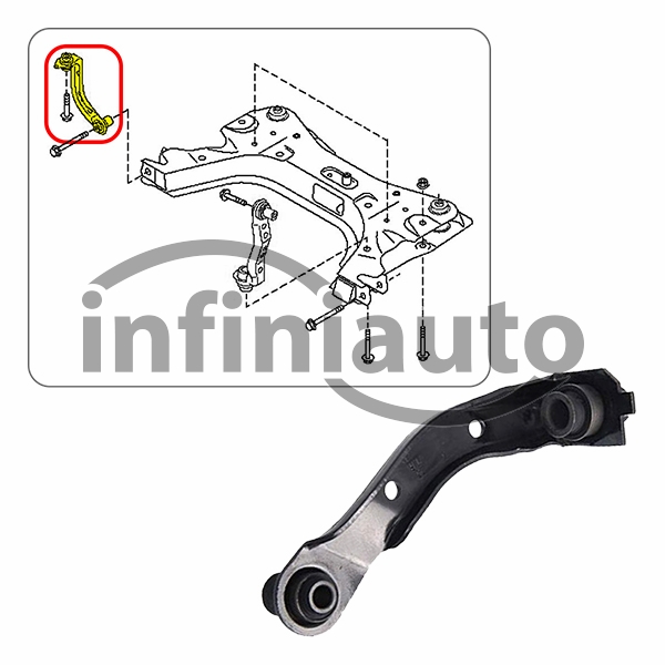 8200197452         BRACO EIXO TRAS RENAULT MEGANE II 2001-2012 DIREITO         