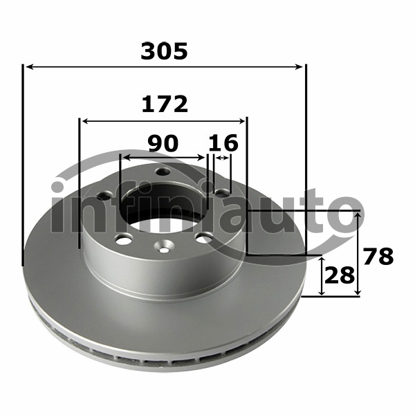 DT09908010         DISCO TRAVAO OPEL MOVANO 305X28                             